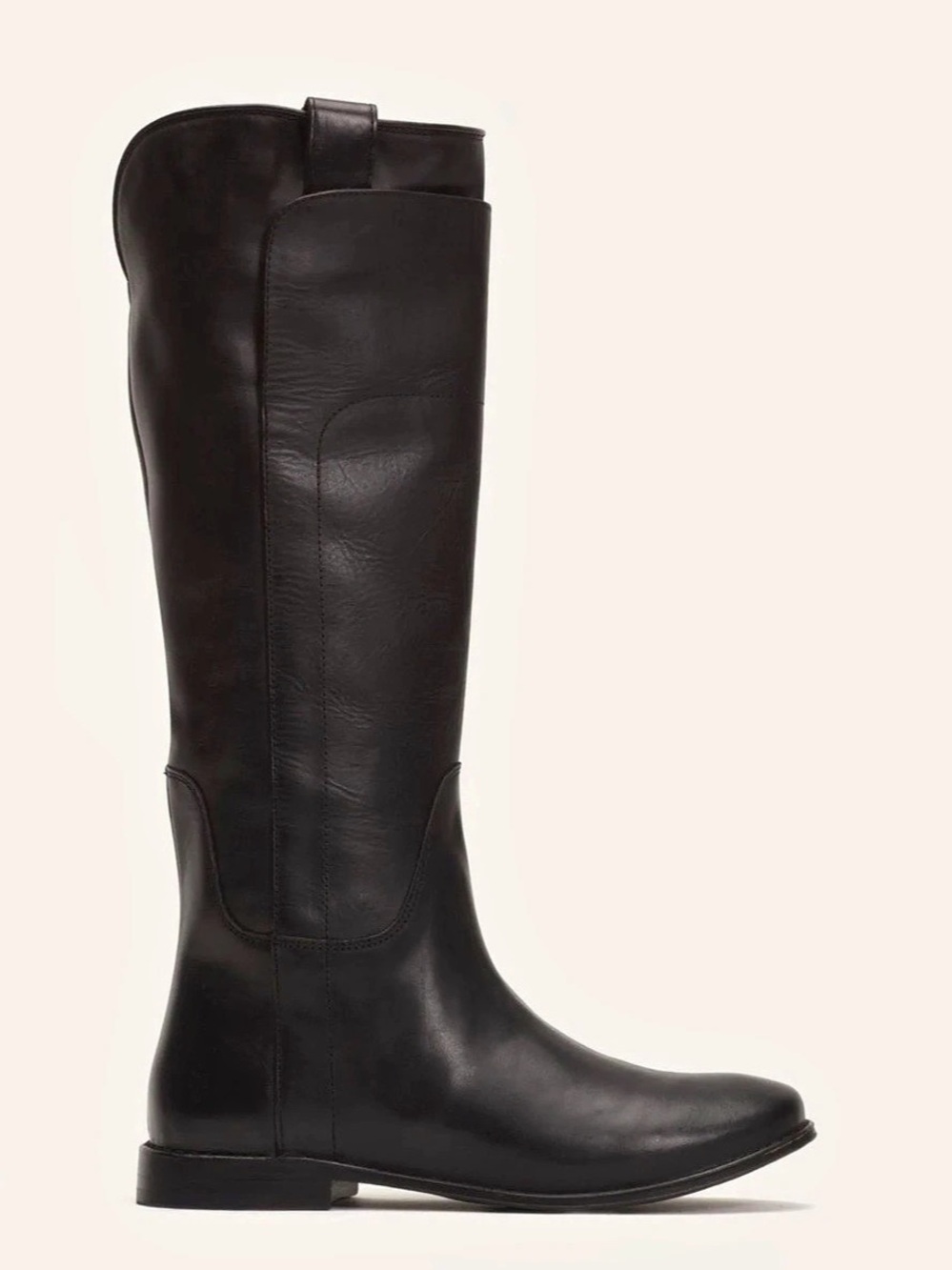 Frye Paige Tall Boot Leather Boots Black US 10 B
